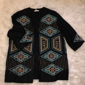 Lightweight embroidered jacket